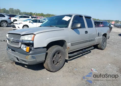 2004 Chevrolet Silverado 1500 Ls from USA, damaged, VIN 2GCEK19T441300993